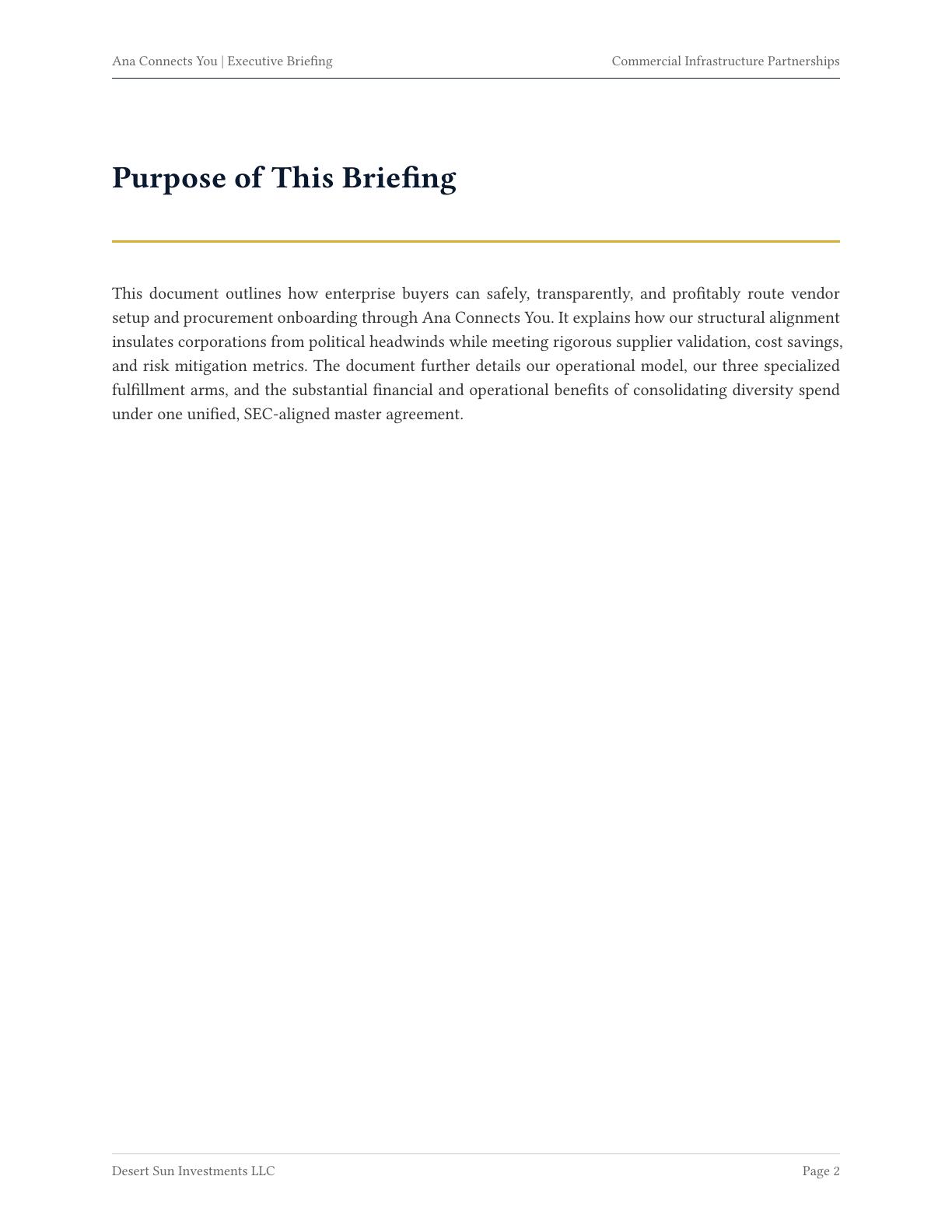 Executive Briefing page 3 of 16