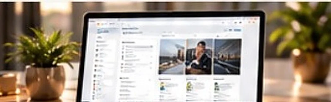 This website, shown on a laptop on an executive desk